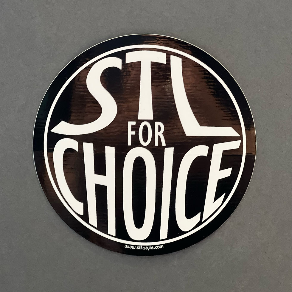 Thumbnail: STL For Choice sticker black