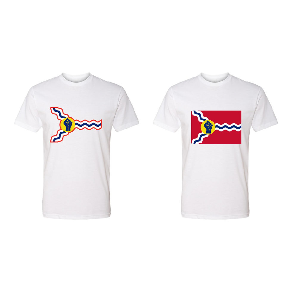 Thumbnail: Raised Fist STL Flag Tee