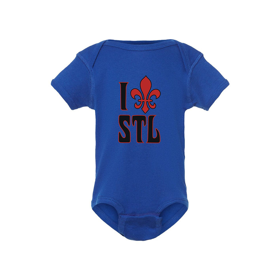 Thumbnail: I (fleur de lis) STL Onesie