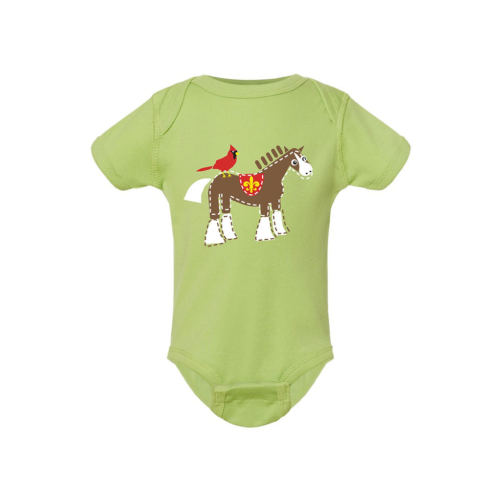 Thumbnail: Cardinal and Clydesdale Onesie