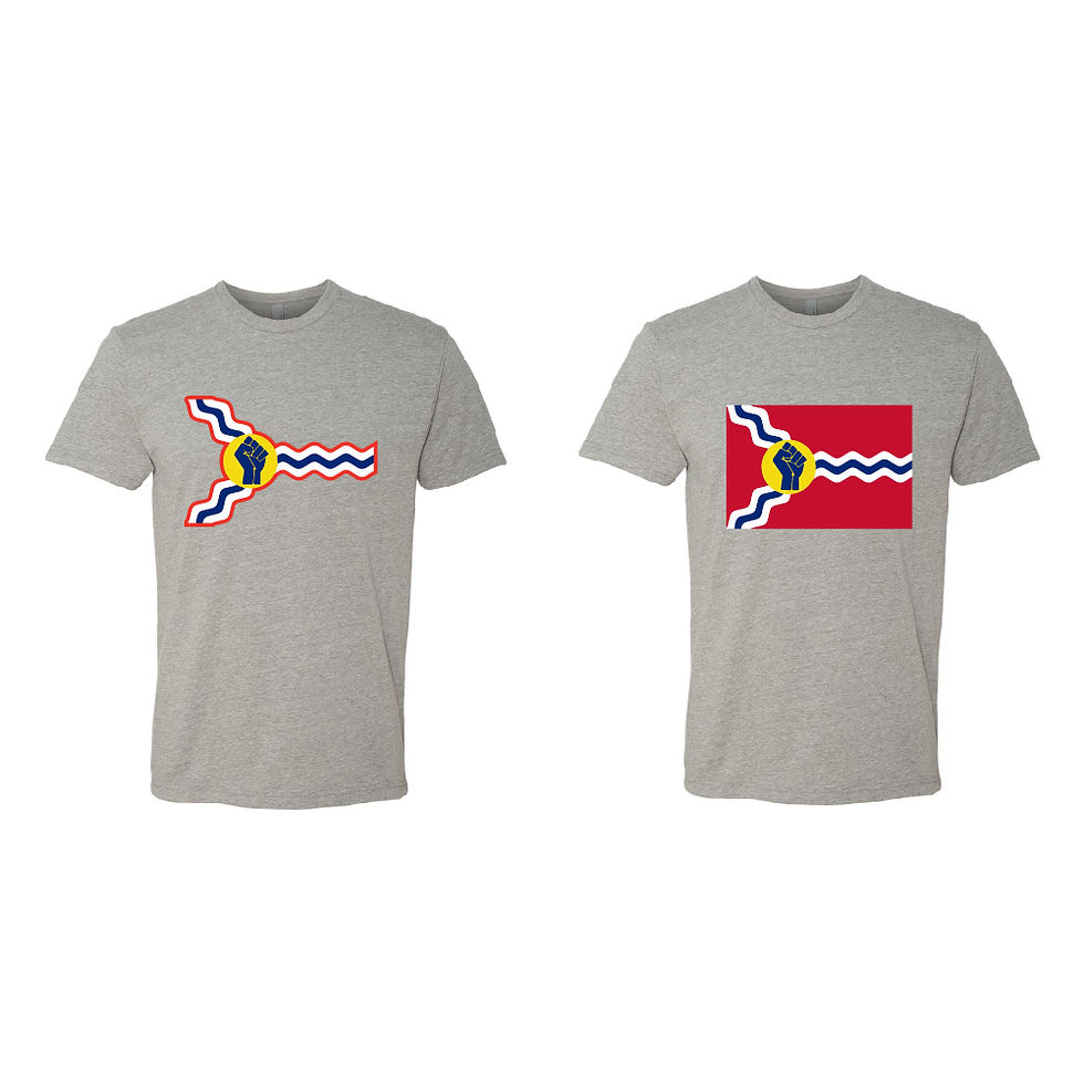 Thumbnail: Raised Fist STL Flag Tee