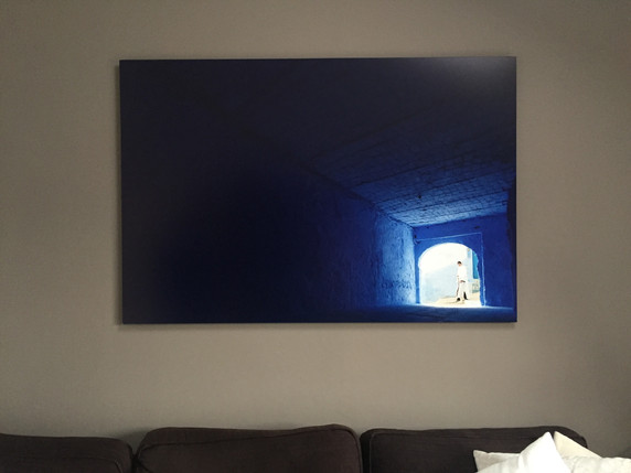 The Blue Pearl Deep Blue Proof of Artist Delivery, Tiago e Tania