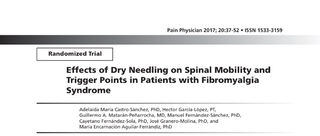 Trigger Point:effetti del Dry Needling sulla mobilità della colonna