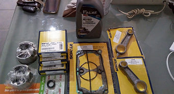 Troca dos internos do cabeçote do compre