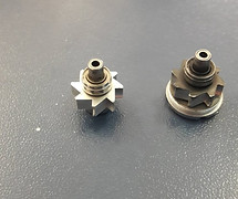 Antes e depois troca da pinça, 02 rolame