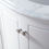 Thumbnail: 40" Grand Cheswick White Single Sink Vanity with Carrara Marble Top