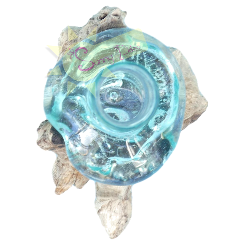 Miniature : Vase verre soufflé / racine