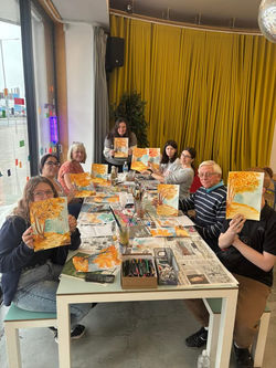 Autumn watercolour landscape workshop