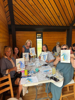 Watercolour Kingfisher workshop