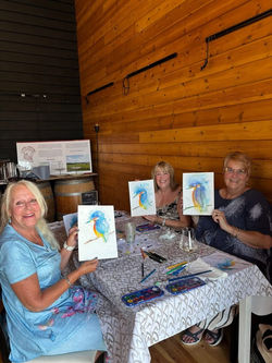 Watercolour Kingfisher workshop