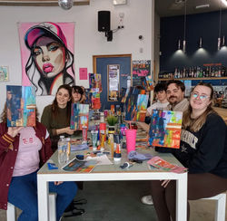Abstract painting workshop