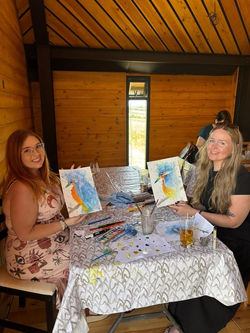 Watercolour Kingfisher workshop