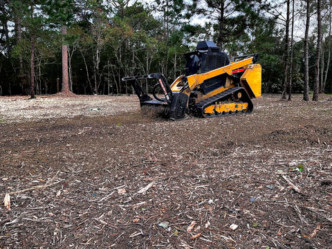 heavy machinery mulching