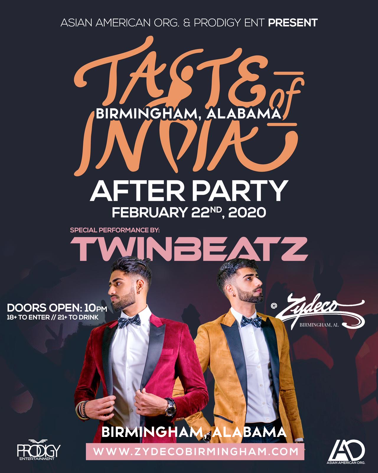Twinbeatz at Taste of India