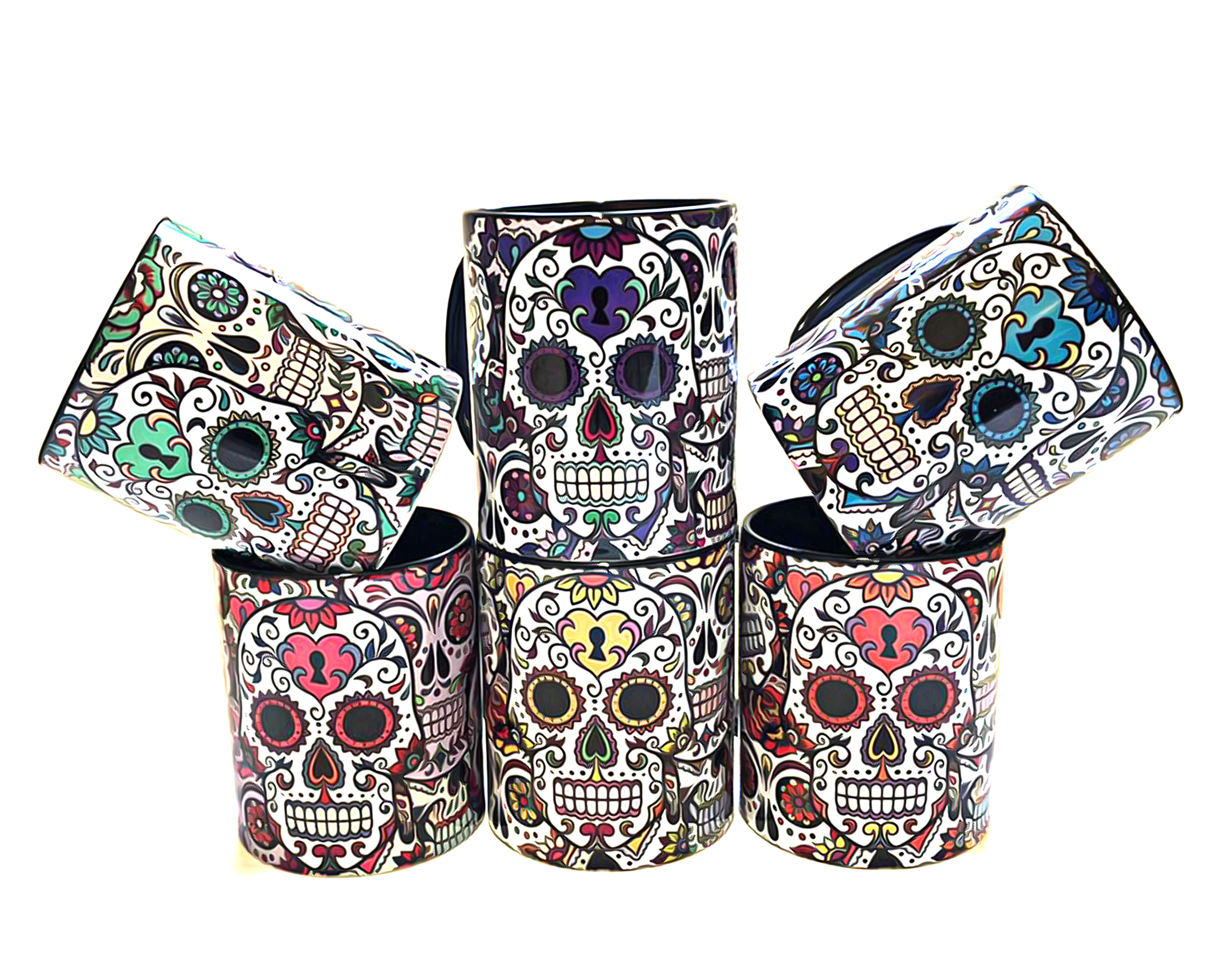 Sugar skull mugs coffee cup Kitchenware