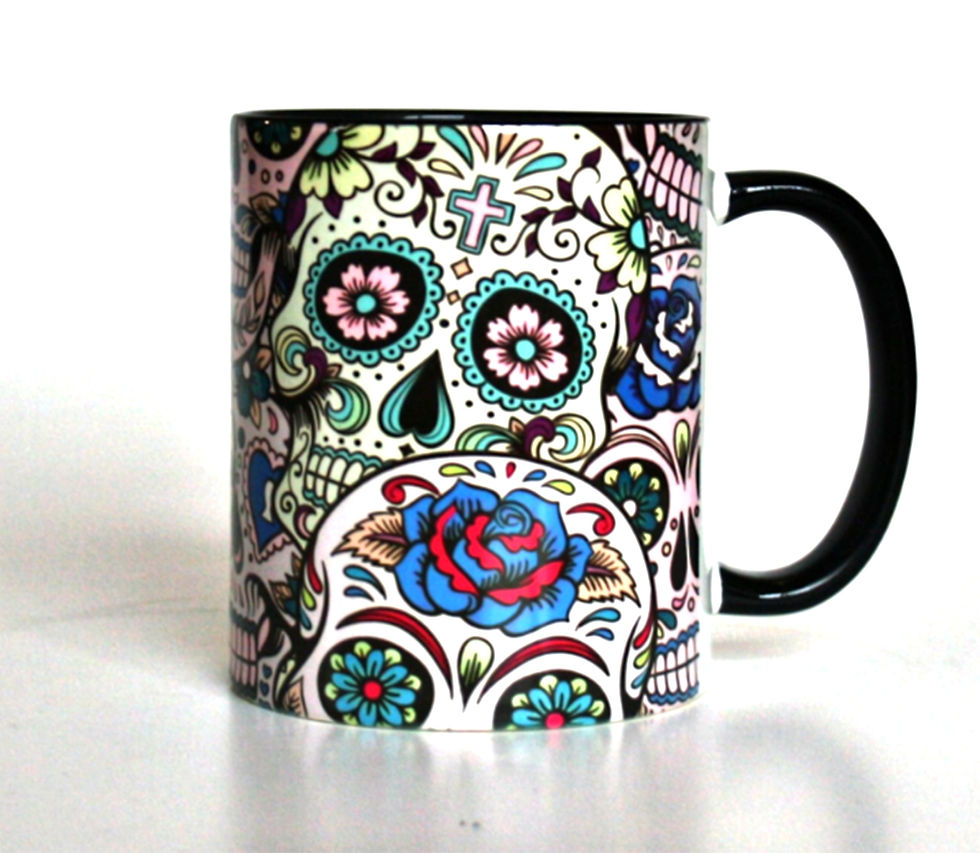 Thumbnail: Sugar skull mugs coffee cup Kitchenware Super Design