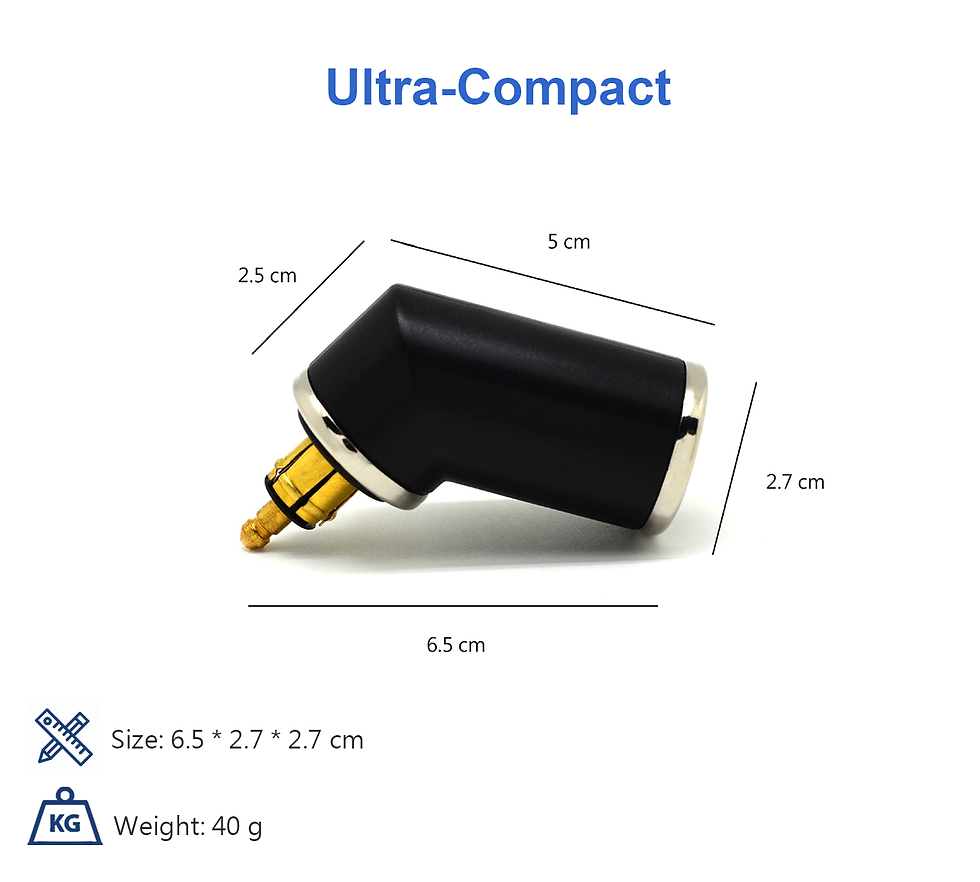 Thumbnail: dual port fast charge motorcycle usb charger