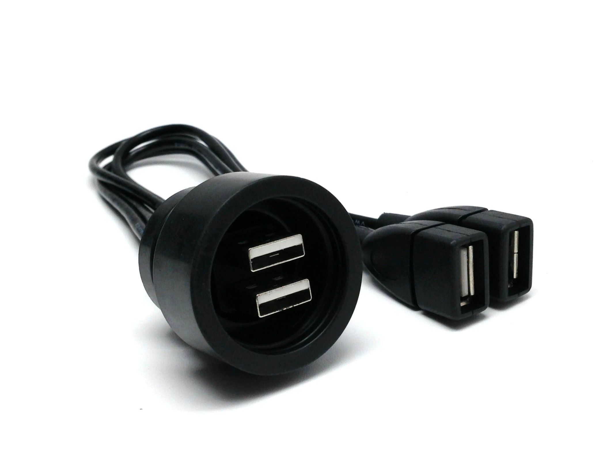 Waterproof Charging Cable (Female USB Ports)