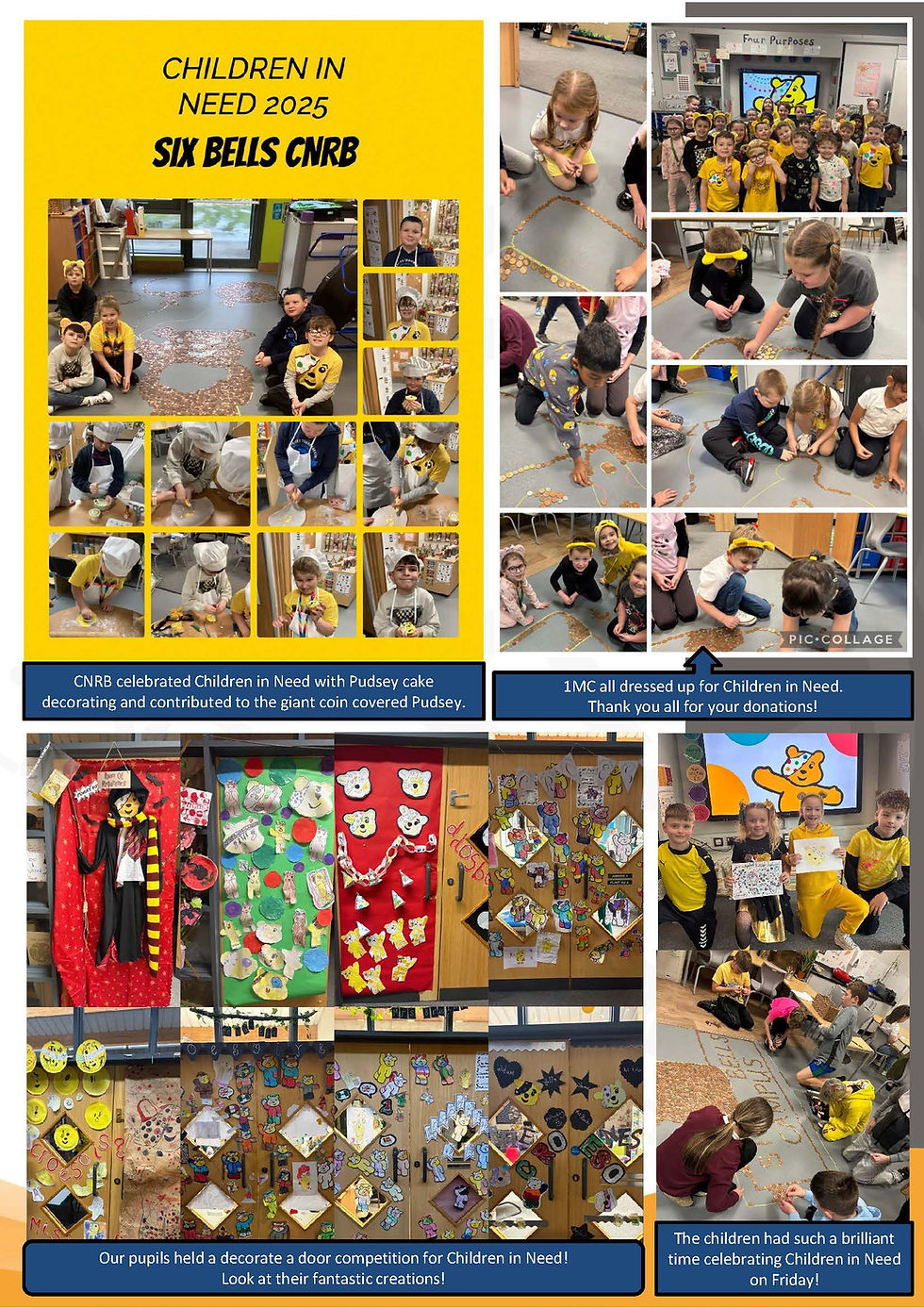 Children in Need 2022 Six Bells Choir article featuring Abertillery Learning Community.