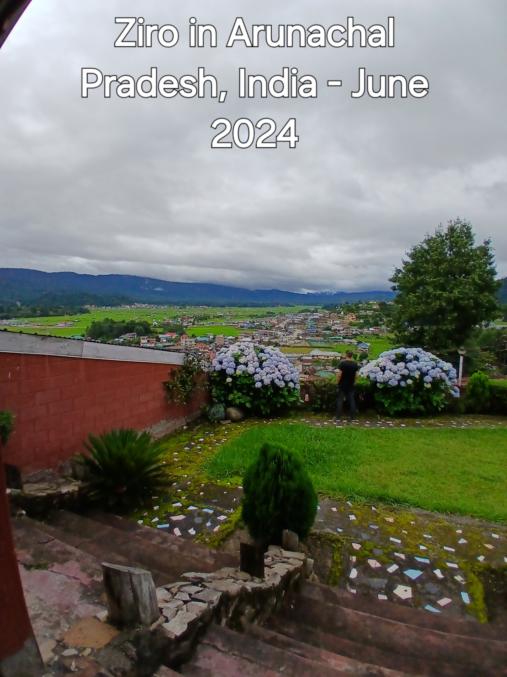 Ziro landscape in Arunachal Pradesh