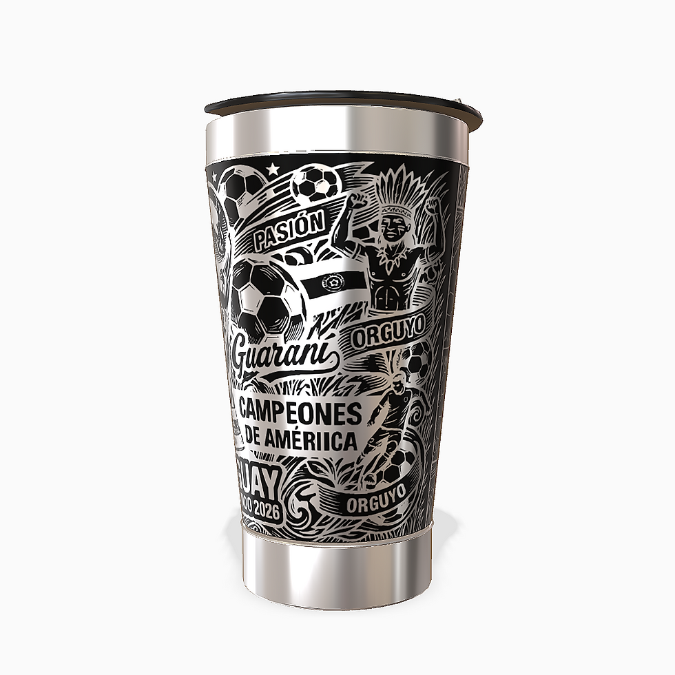 Miniatura: Taza térmica de la Selección Nacional de Paraguay 473ml - CPM-03