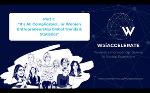WaiACCELERATE - Towards a more gender-diverse AI Startup Ecosystem
