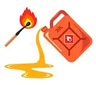 gas-derramado-de-una-lata-advertencia-banner-inflamable-ilustración-vectorial-plana-aislada-en-fondo-blanco-185812053.webp