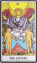 man and woman with angel