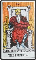 emperor sitting on a throne