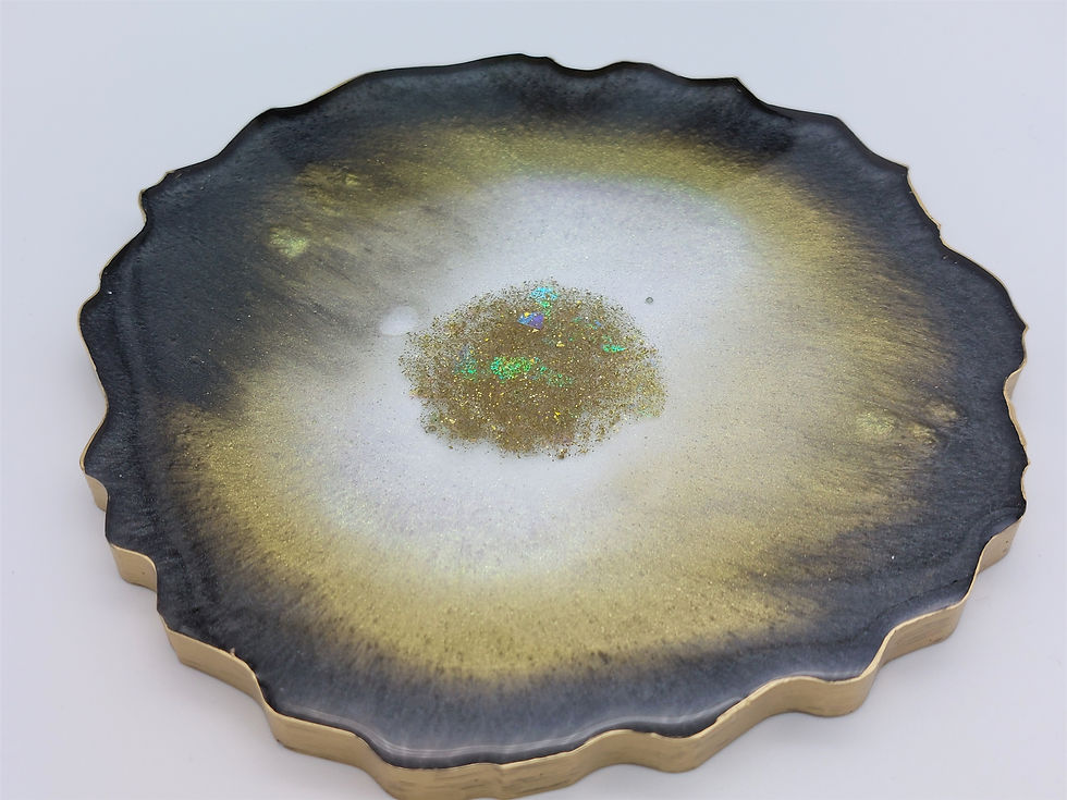 Thumbnail: Dark Matter Coaster Set of 4 w Holder