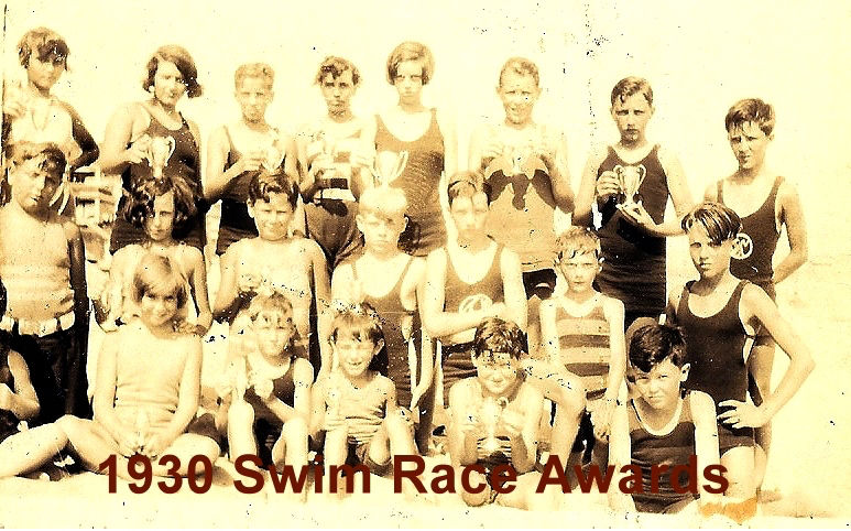 1930 swimming race awards