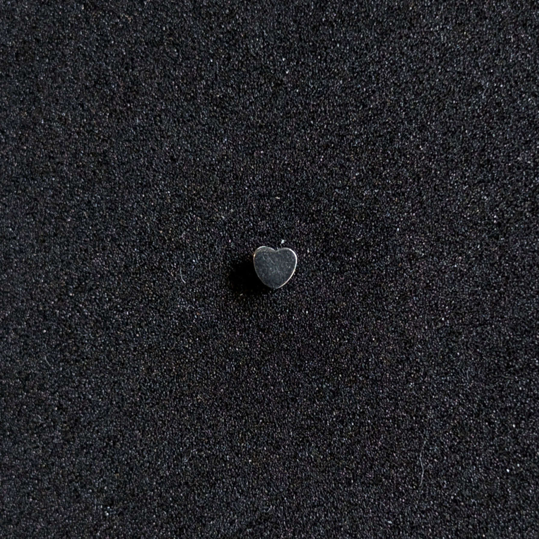 Silver Heart Labret