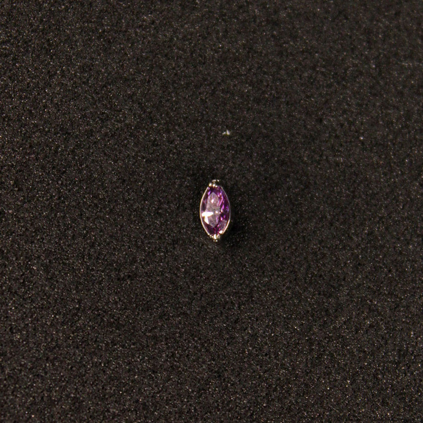 Marquise Amethyst Labret