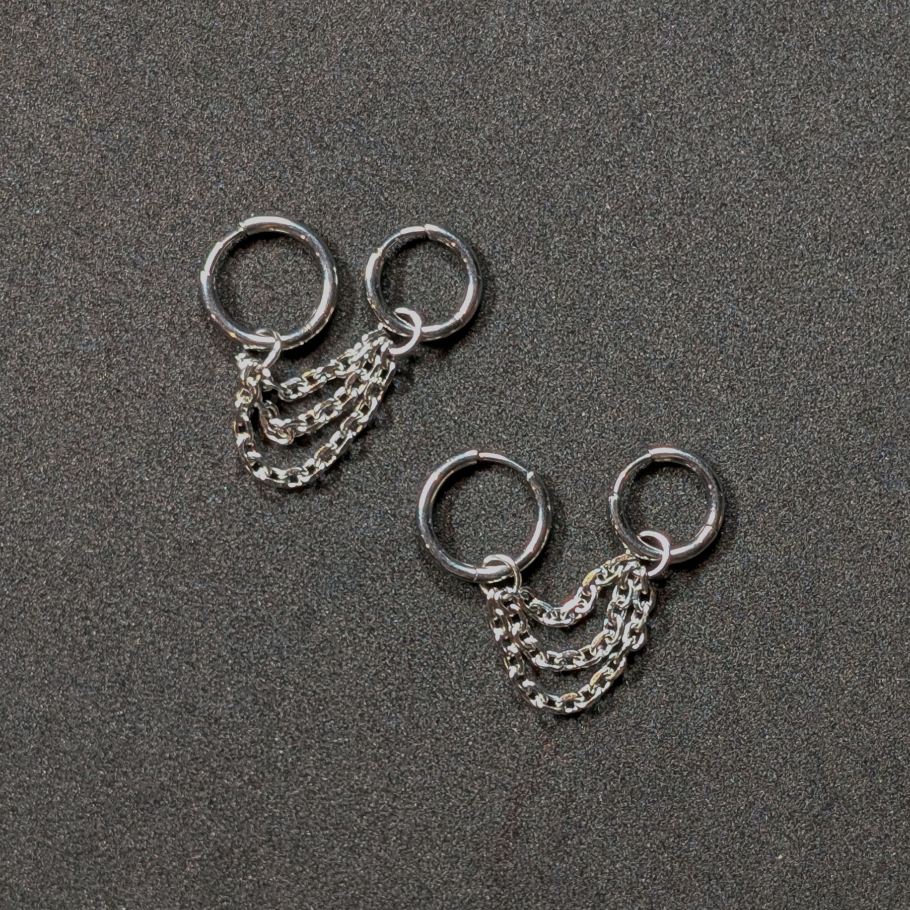 Charm hoop doube clicker - One-off design