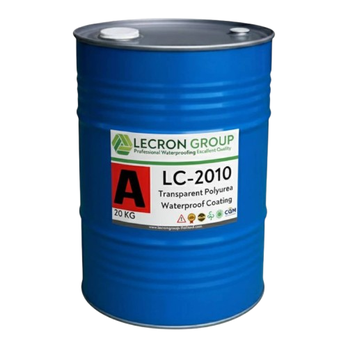 ถังน้ำยากันซึมโพลียูเรียใส LC-2010 ขนาด 20 กก. ส่วนผสม A จาก Lecron Group