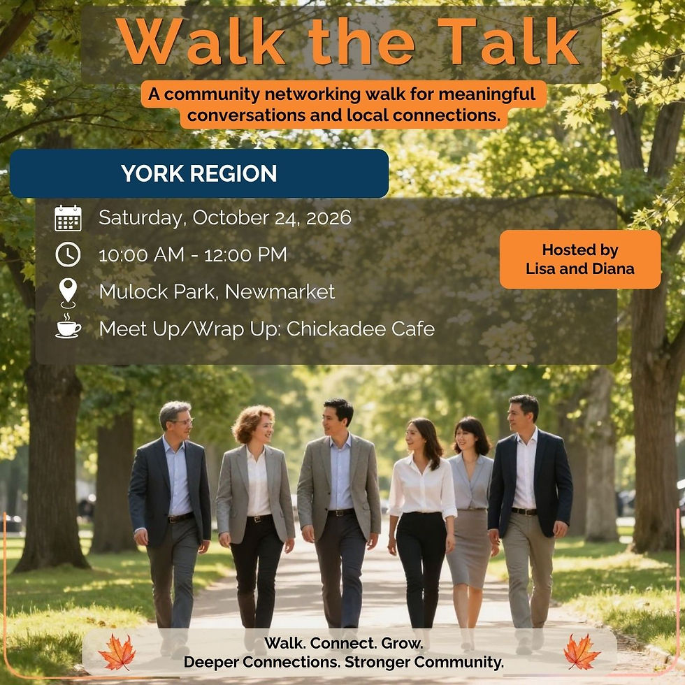 Walk the Talk Newmarket: Connecting through Change