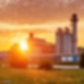 Firefly hot summer sunset over industry plant or factory. 1491.jpg