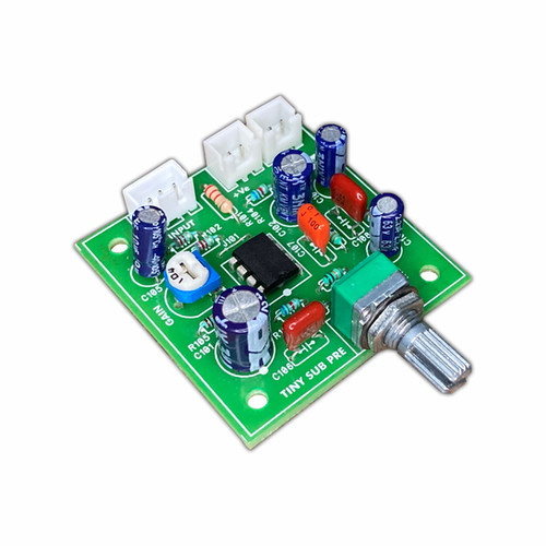 WEON® Tiny Subwoofer Preamp kit with Volume Control for Tight Bass
