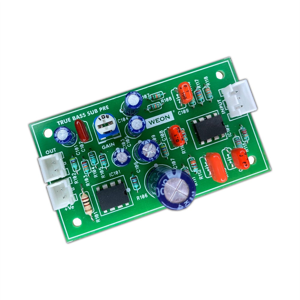 WEON® True Bass Subwoofer Pre/Low-Pass-Filter Board for True Bass Output
