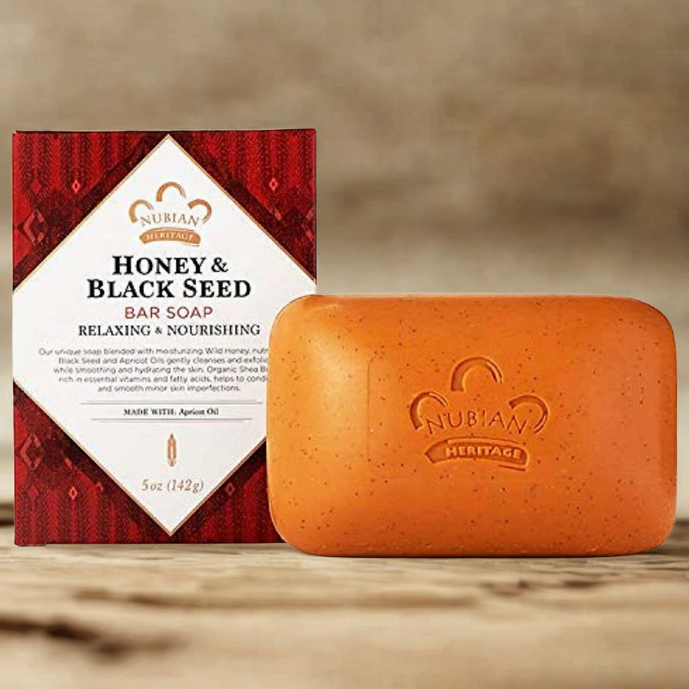 Nubian Heritage Honey Black Seed Bar Soap