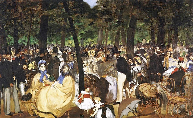 Edouard Manet (French artist, 1832-1883) Music in the Tuileries Gardens, 1862