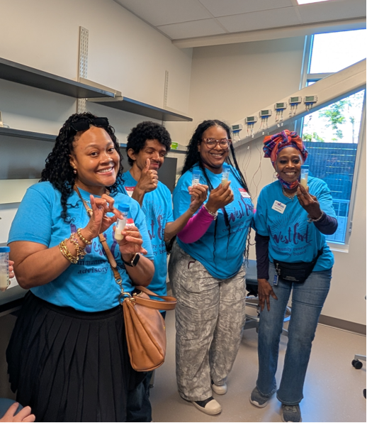 WE C-RAB and CCHMC RPAC Members touring Discover Together Biobank in May 2026.