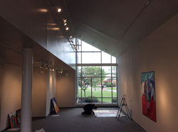 installing artwork