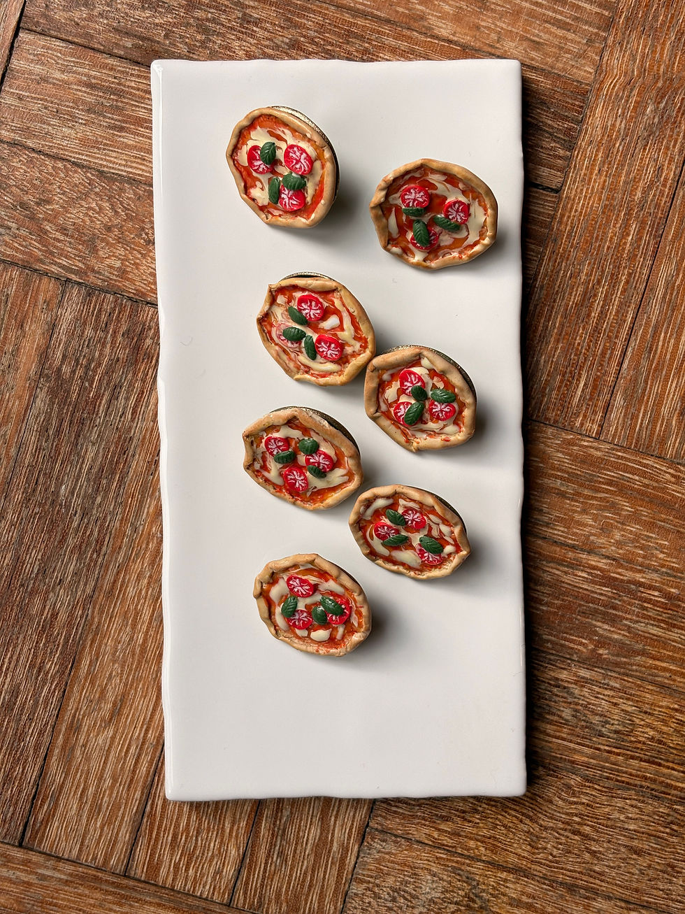 Thumbnail: Miniature Woodfired Margherita Pizza Lapel Pin