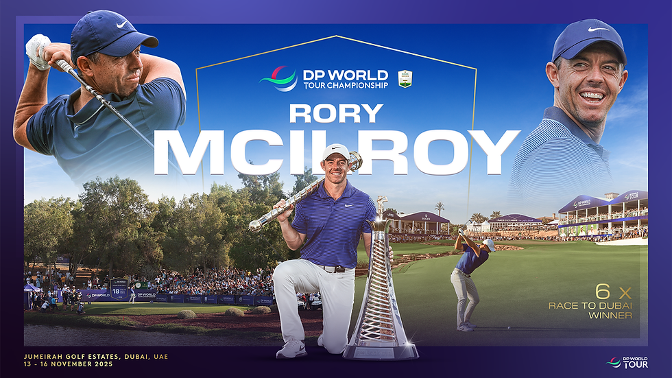 McIlroy returns to defend DP World Tour Championship in pursuit of seventh Race to Dubai crown