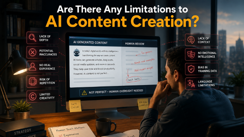 Are There Any Limitations to AI Content Creation?