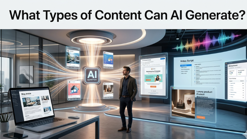 What Types of Content Can AI Generate?