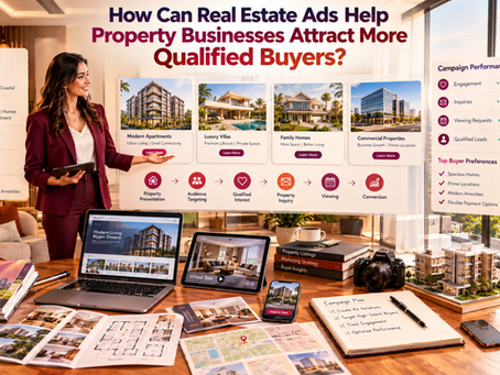How Can Real Estate Ads Help Property Businesses Attract More Qualified Buyers?