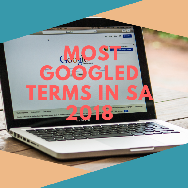 Most Googled Terms in SA 2018
