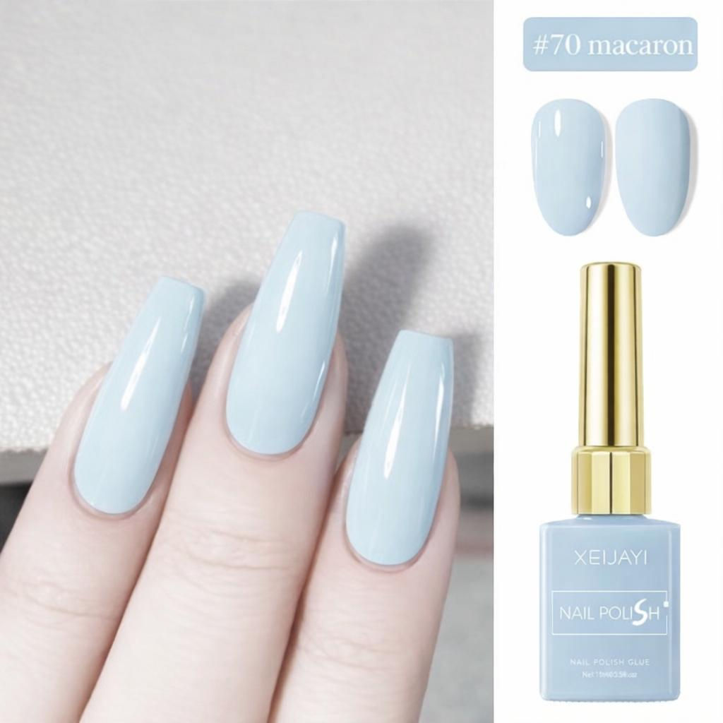 Cloud Mist Cream Blue Gel Nail Polish | Available At Koyeed Nail Care